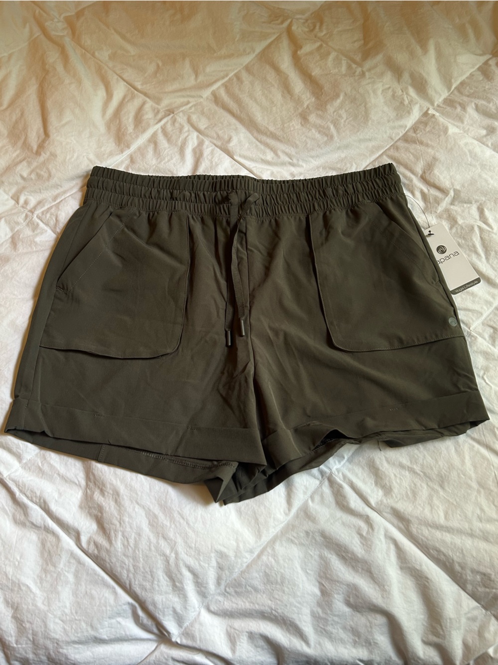 Women's Gray Active Apana Shorts